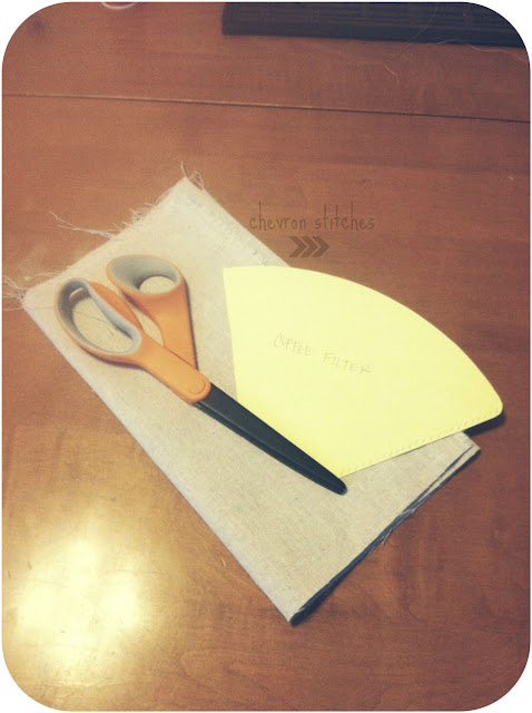 Chevron Stitches : DIY Reusable Coffee Filter