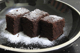 Resep Eggless Tofu Chocolate Cake: