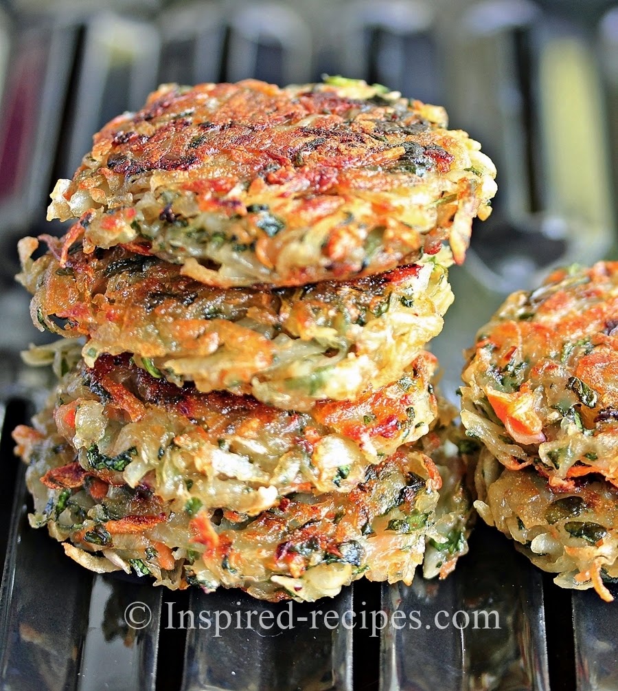 Homemade Hash Browns with Spinach and Carrot Inspired Recipes