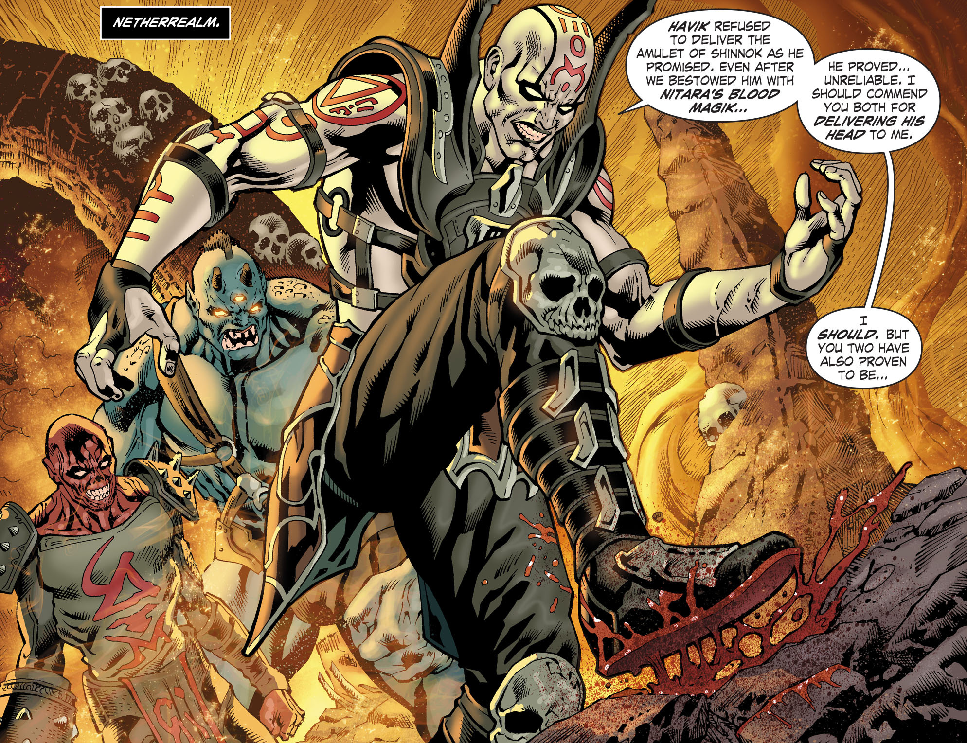 Read online Mortal Kombat X [I] comic -  Issue #34 - 15