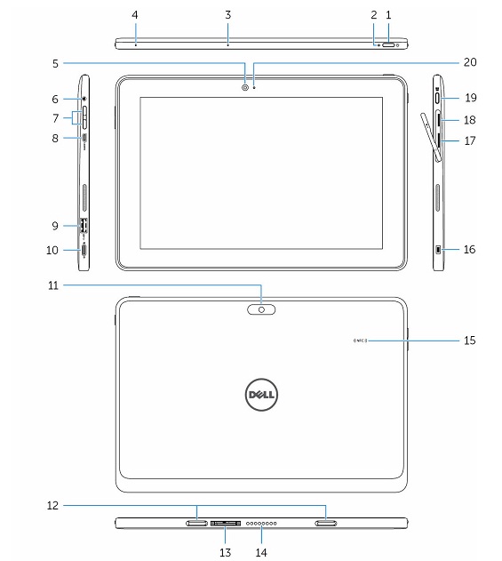 User Manual Download FREE Dell Venue 10 Pro 5056 User’s Guide Windows