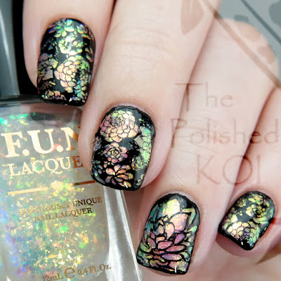 Rainbow Opal Nail Art TONIC, FUN, Succulents