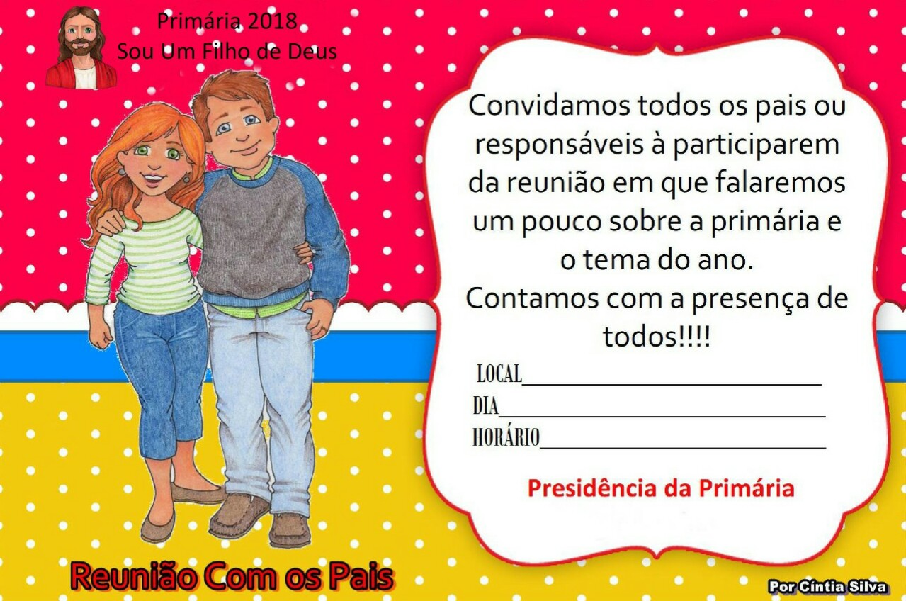 Convite Deixe Seu Filho E Pegue As Tontas Vão Ao Céu: Convite para Reunião com Pais - Sou Um Filho de