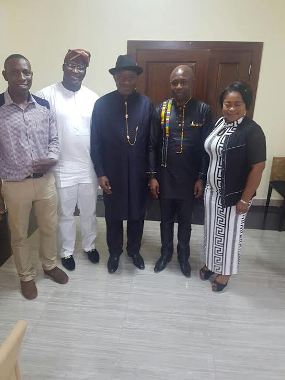 Photos: GEJ receives his supporters in Abuja Photos: GEJ receives his supporters in Abuja