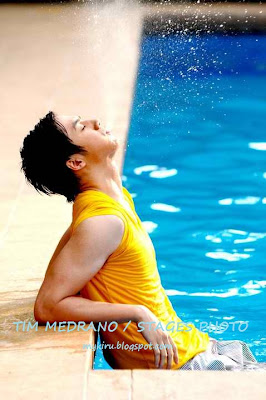 Sam Concepcion by the pool