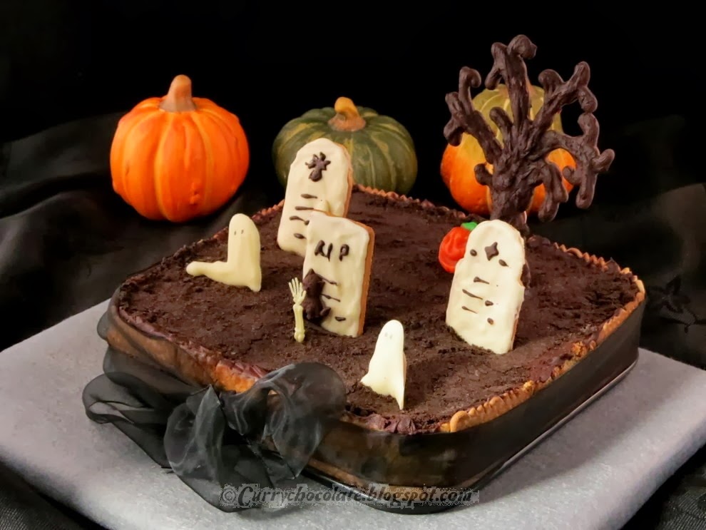 Cooking in English (o intentándolo): Halloween cemetery cake