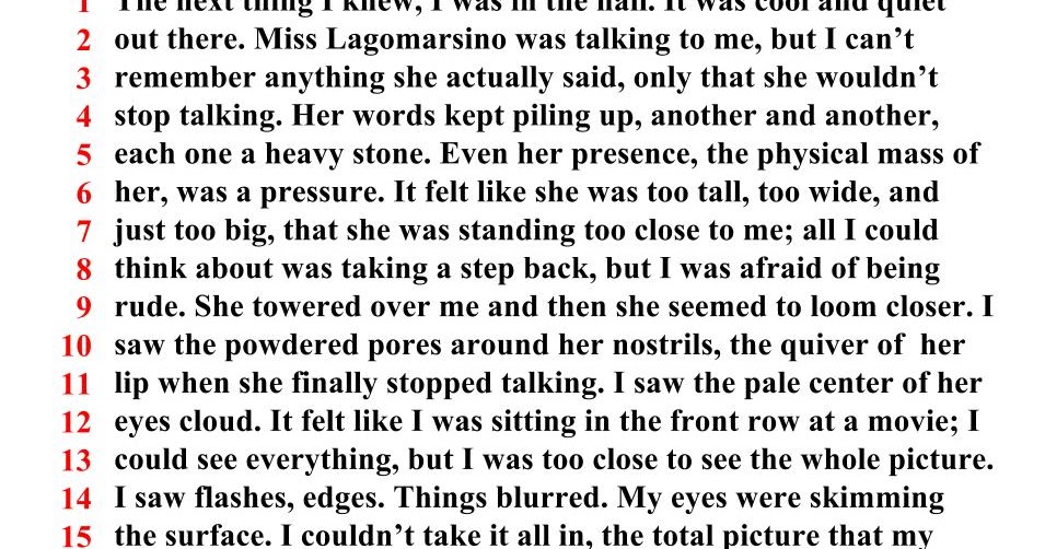 Creative Writing Assignments