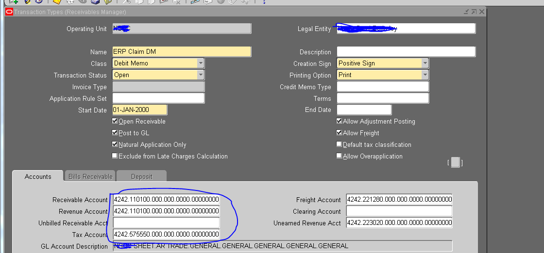 Oracle Transaction Interface, Auto Accounting Setups and Auto Invoice