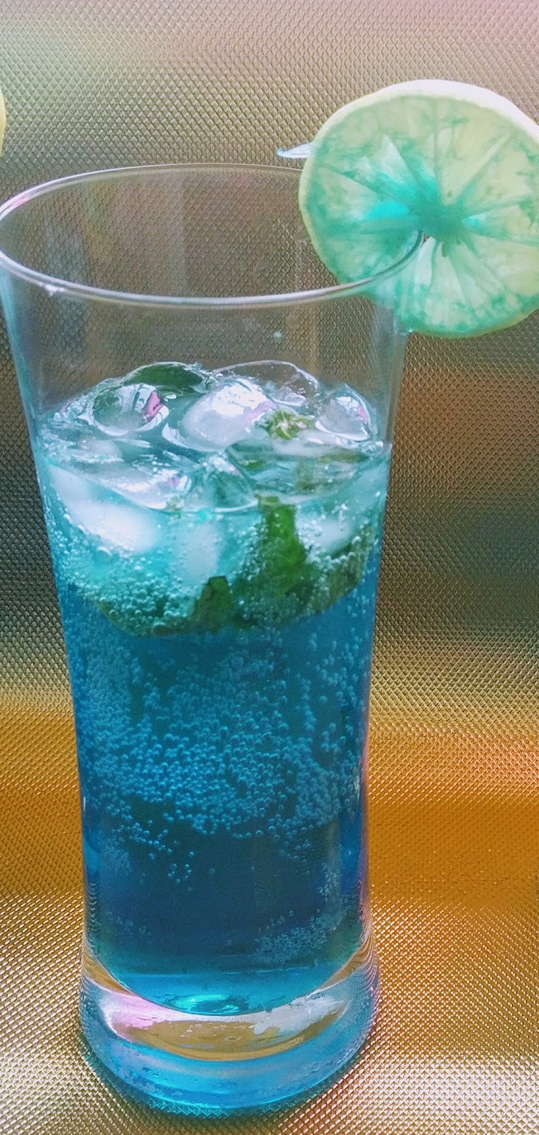 Anjali's Kitchen Blue Curaçao Lemonade Mocktail Summer Special Drink!!
