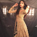 Athiya Shetty glistens in gold as she walks the ramp