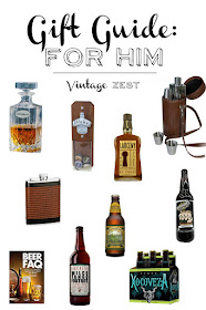 Gift Guide for Him on Diane's Vintage Zest! #giftguide #holiday #shopping #presents #gifts #men