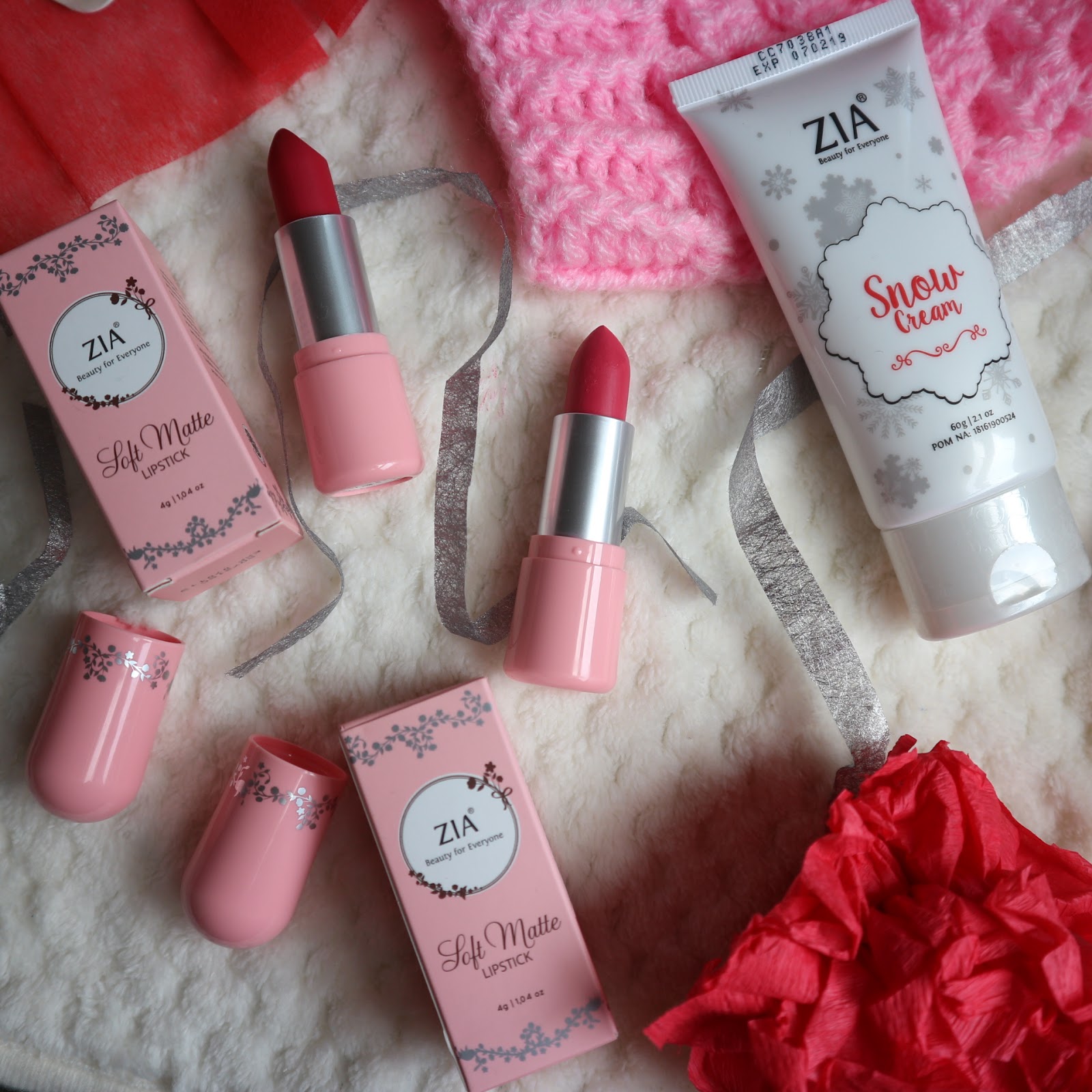 Share with Veve REVIEW ZIA SNOW CREAM & ZIA LIP MATTE