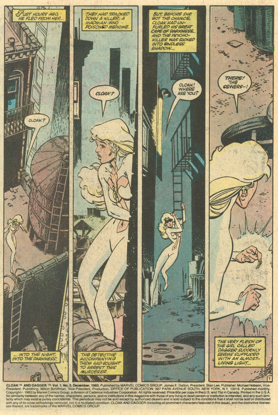 Read online Cloak and Dagger (1983) comic -  Issue #3 - 2
