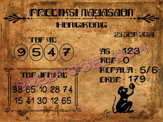PREDIKSI HK MALAM INI