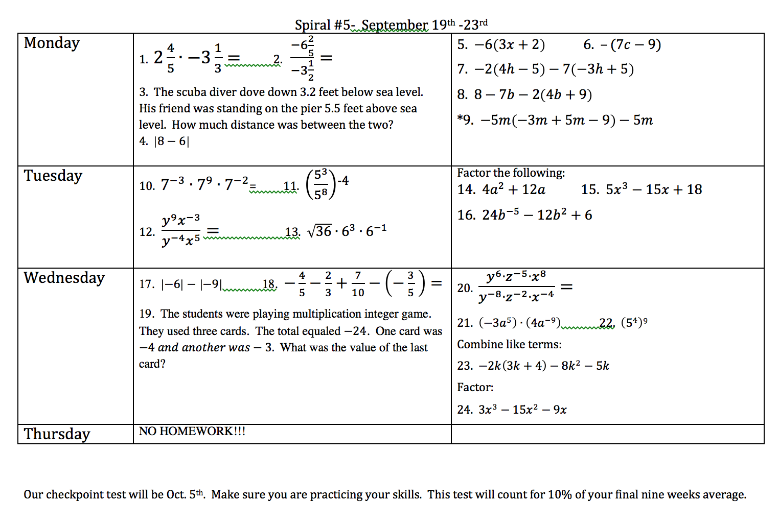 Mrs Sessions 7th Grade Advanced Math Spiral 5 Sept 19th 23rd mrs-sessions-7th-grade-advanced-math-spiral-5-sept-19th-23rd