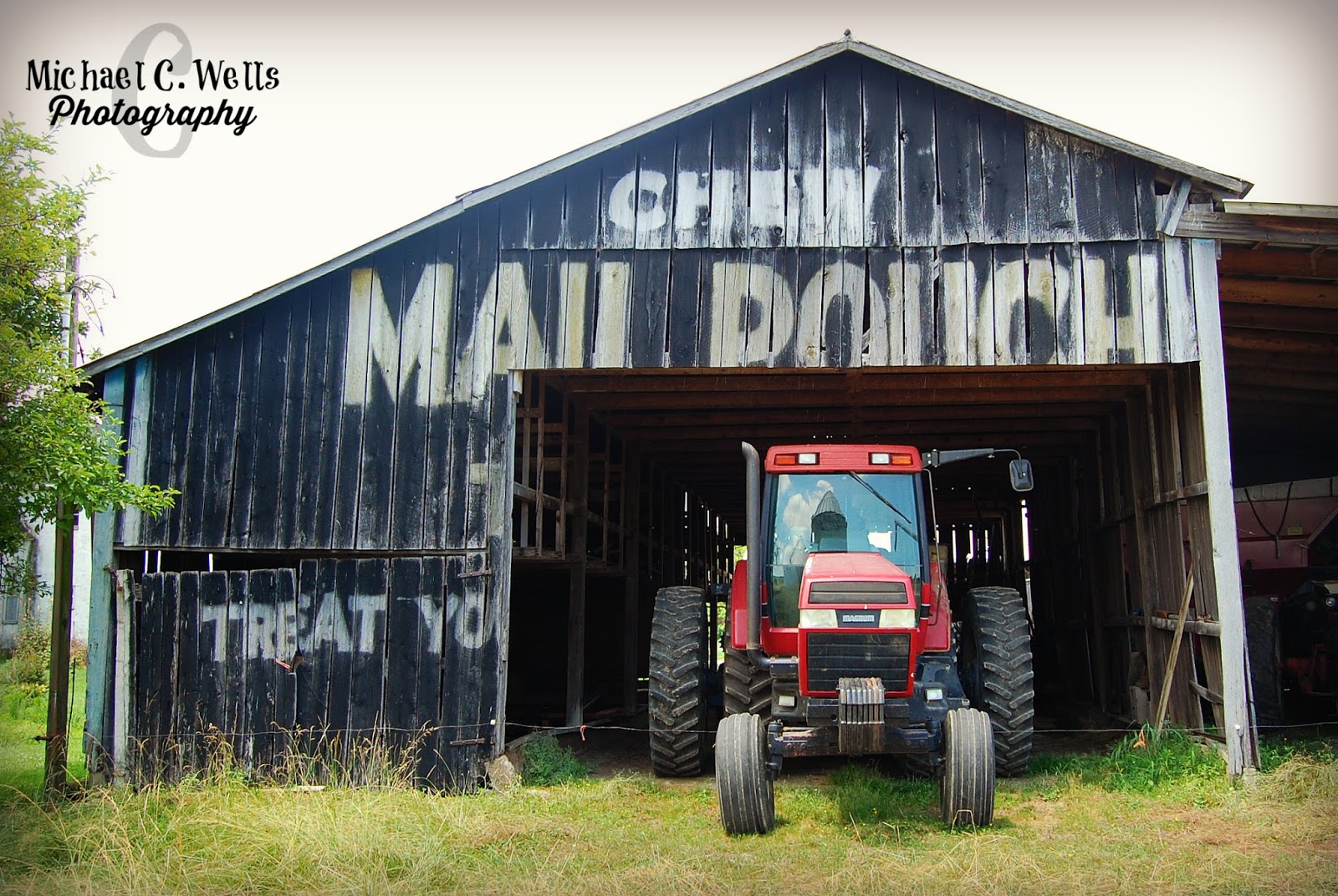 Michael C. Wells Photography Mail Pouch Tobacco Barns 1 & 2