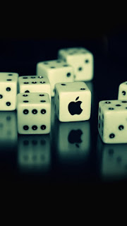 apple dice cube iphone wallpaper