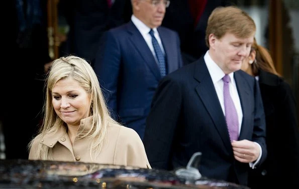 Crown Prince Willem-Alexander and Crown Princess Maxima visits Salt Galate in Istanbul. 400 years relationship between The Netherlands and Turkey