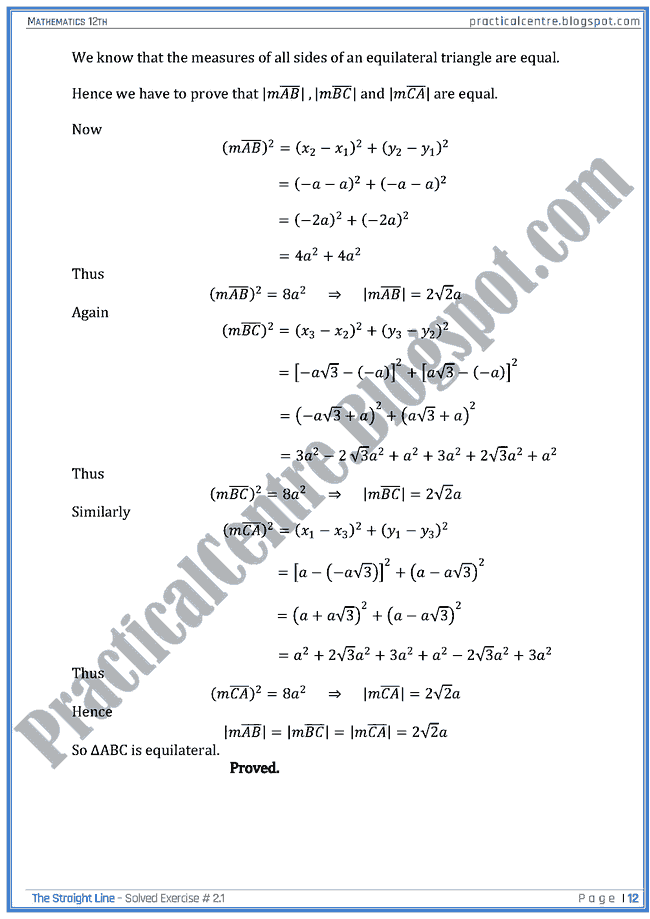 exercise-no-2-1-solved-exercise-the-straight-line-mathematics-xii