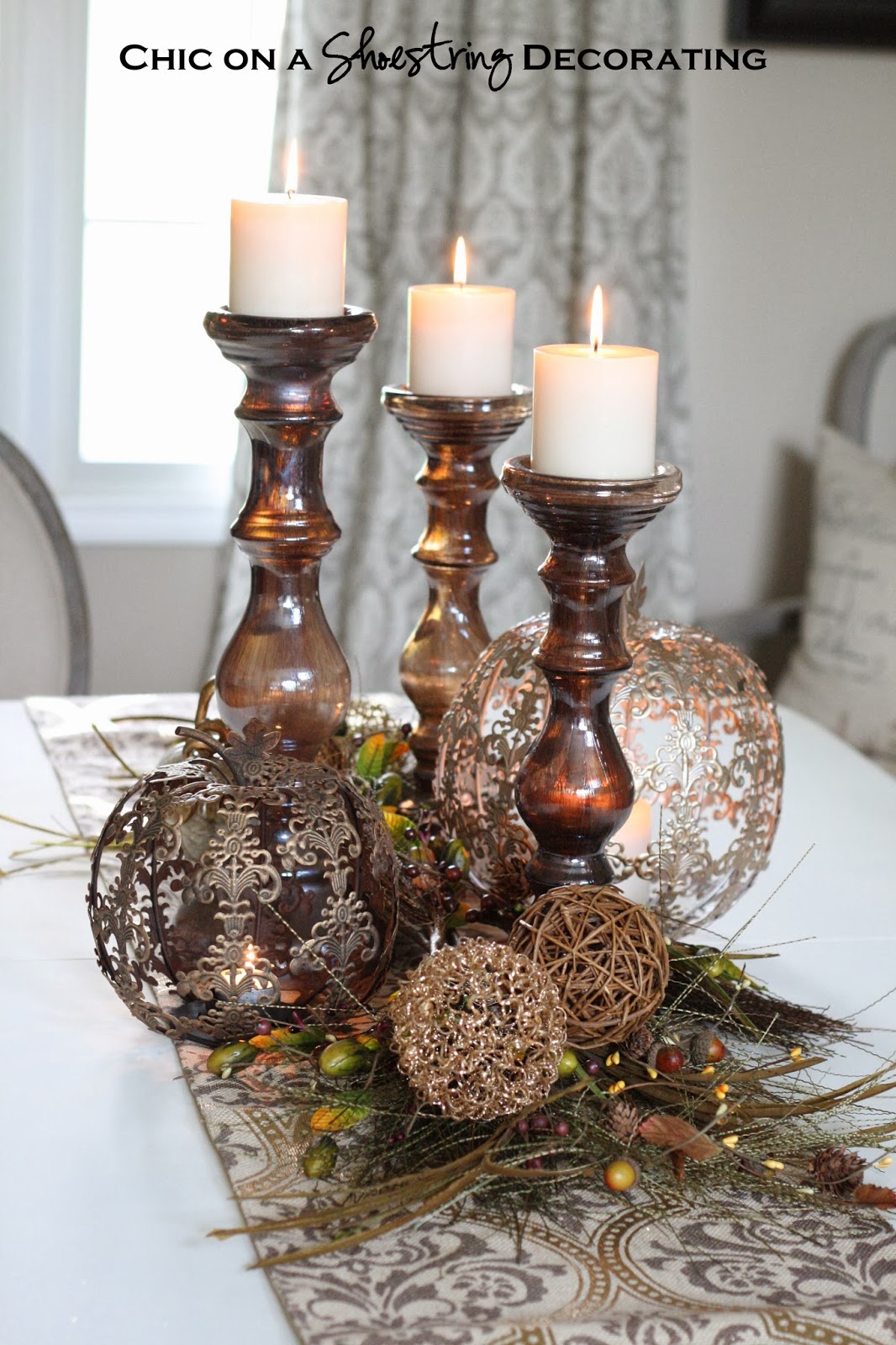 Pretty Dining Room Table Centerpieces Pretty Dining Room Table Centerpieces