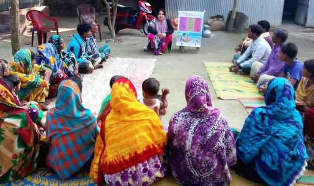 Islpur village court awareness meeting ইসলামপুরে গ্রাম আদালত সচেতনতা মূলক উঠাক বৈঠক