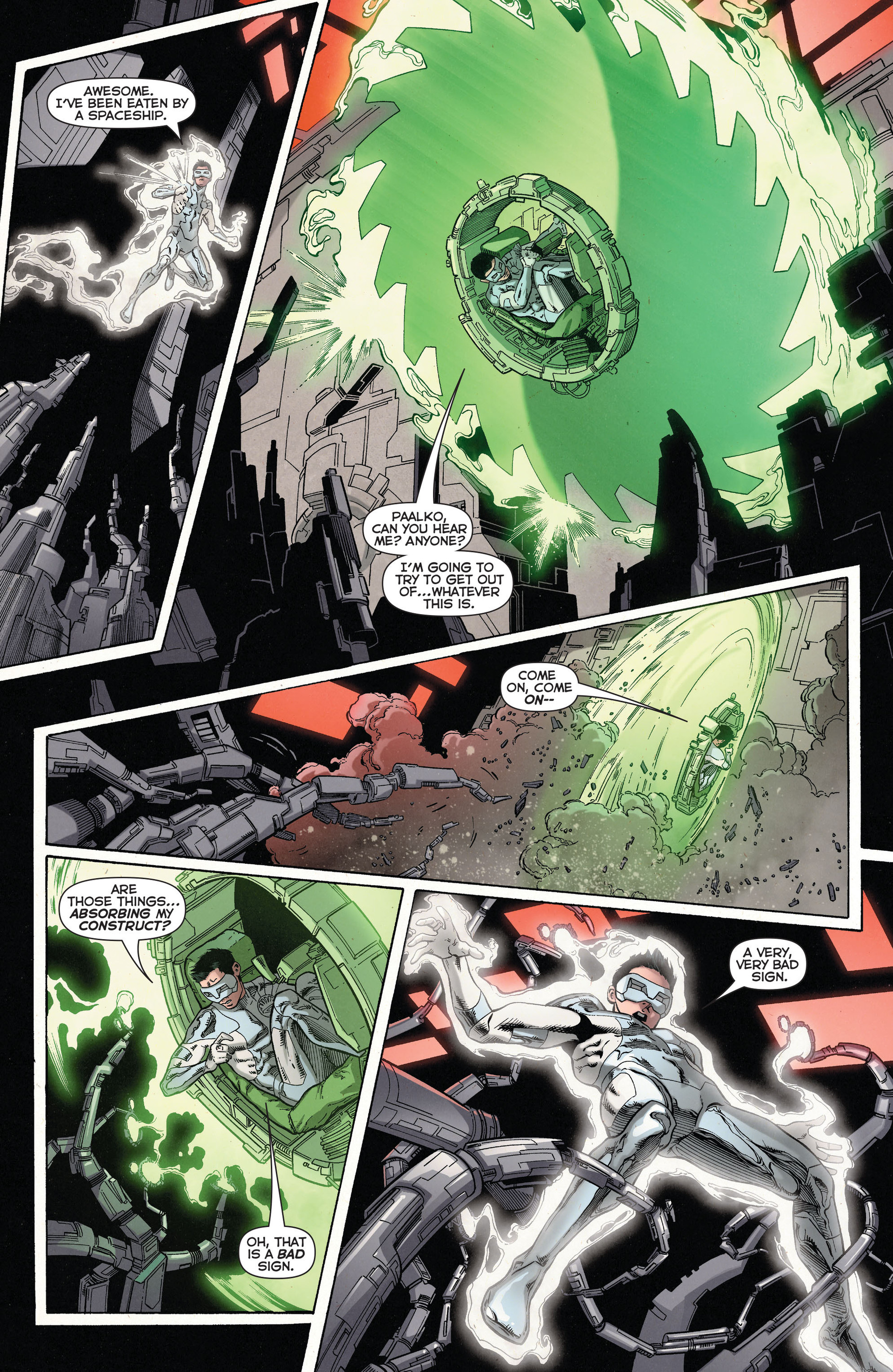 Read online Green Lantern: New Guardians comic -  Issue #22 - 8