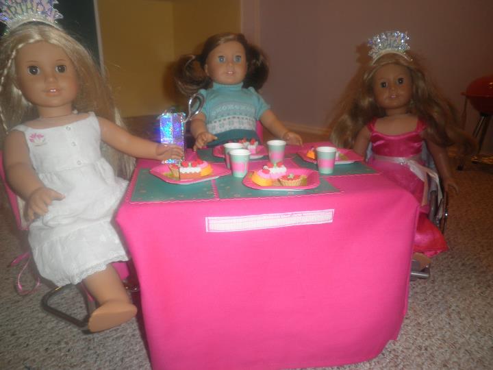 American Girl Spotlight Table Cloth Craft