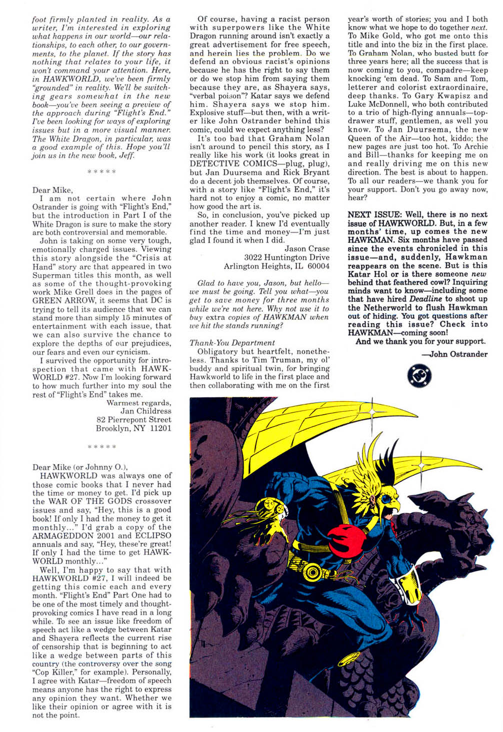 Read online Hawkworld (1990) comic -  Issue #32 - 27