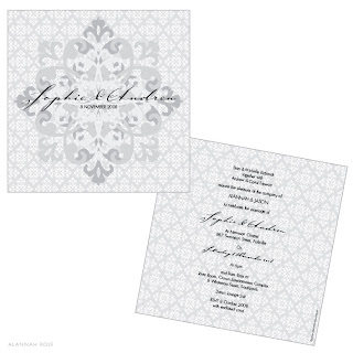 Silver Wedding invitations
