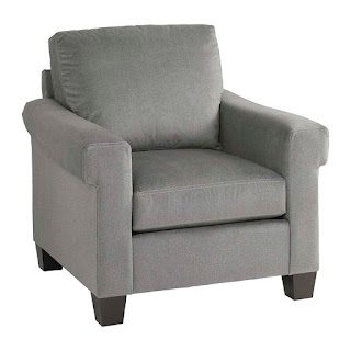 West Hill Chair greyed microfiber texture comfortable living room chair with beauty elegant four feet strong hardwood durable quality