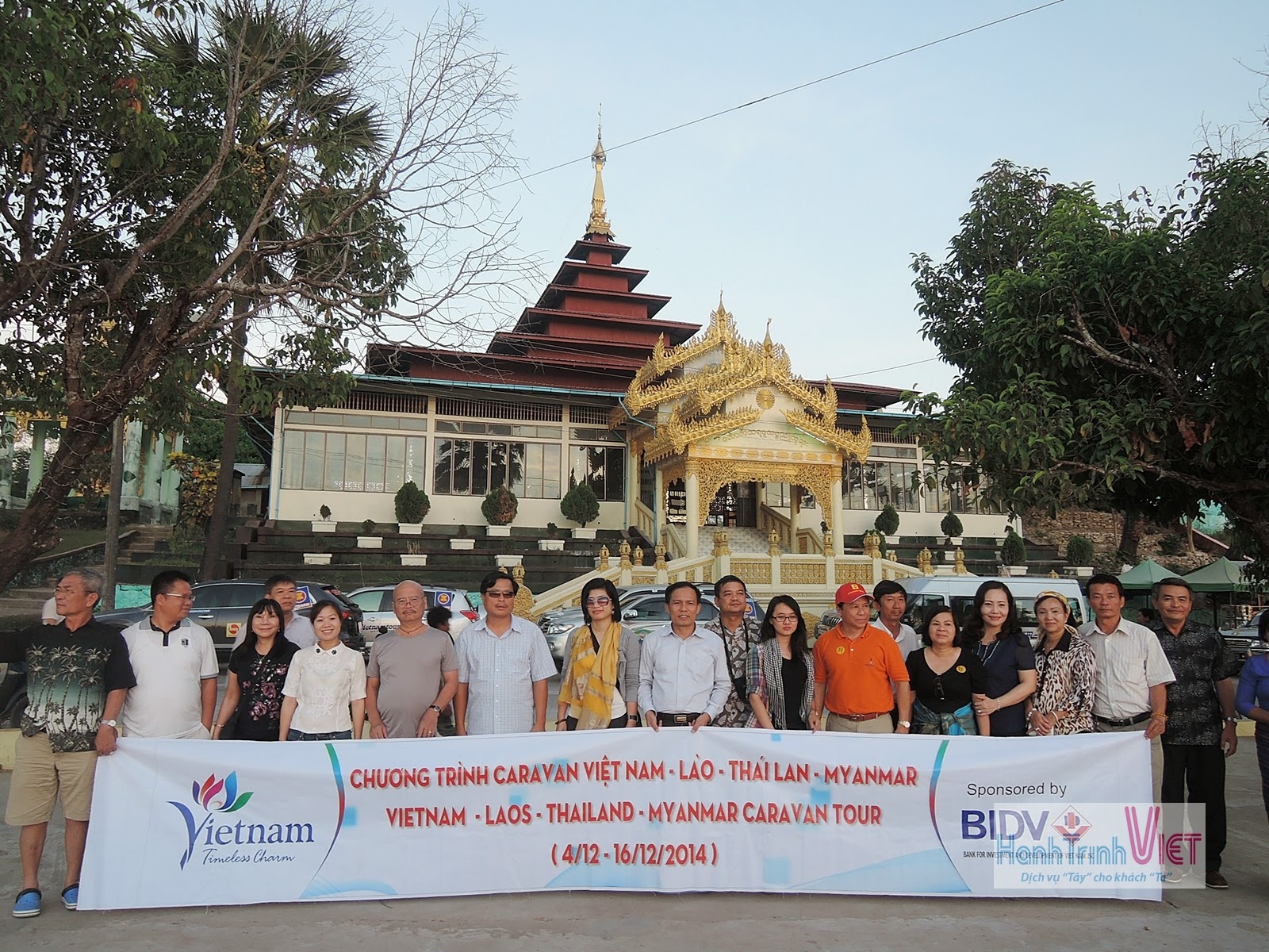 Khảo sát tour Caravan Vietnam - Lao - Thai - Myanmar 2014