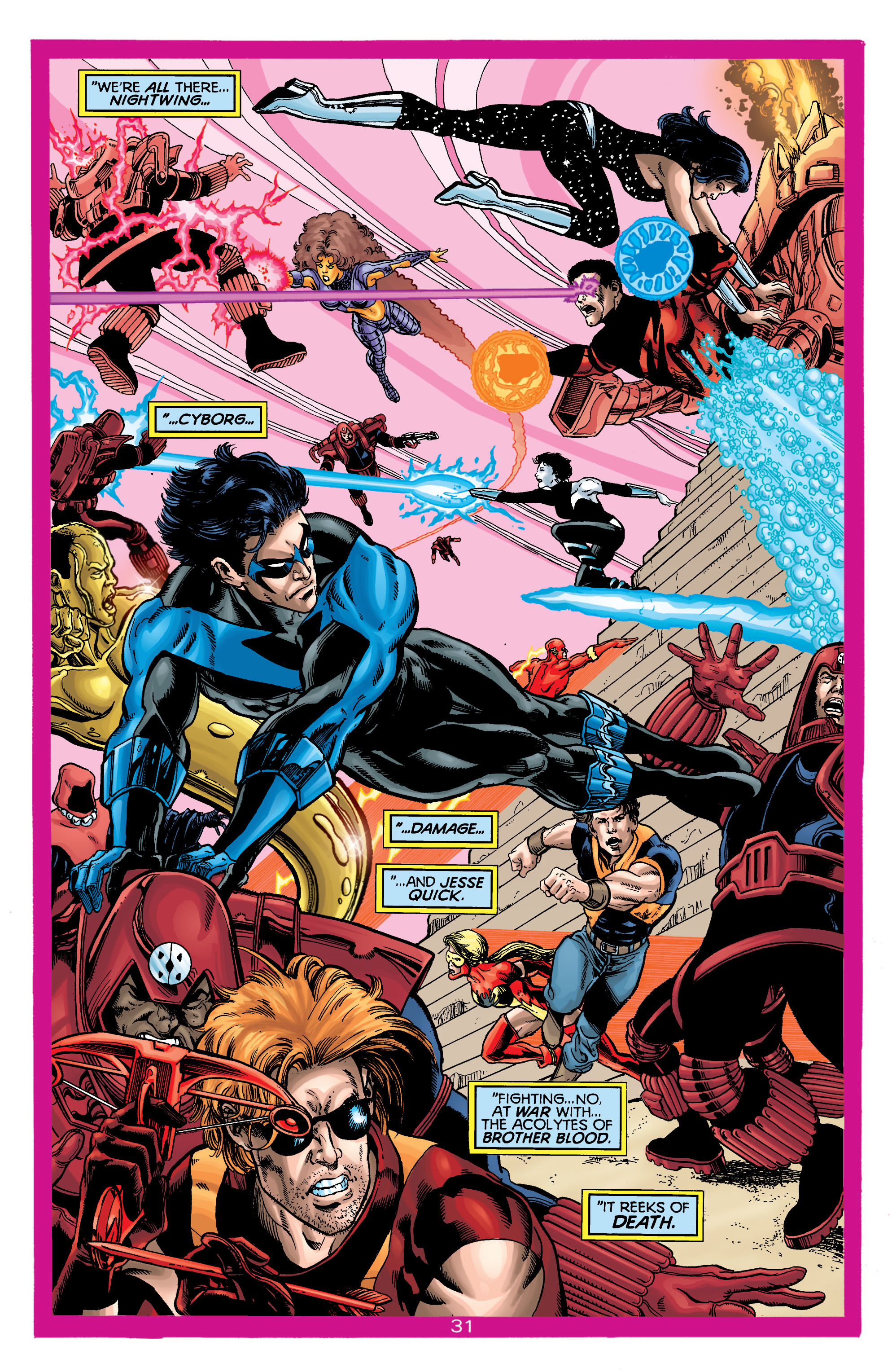 Read online Titans/Legion of Super-Heroes: Universe Ablaze comic -  Issue #1 - 32