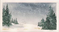 snow scene watercolor winter simple painting paintings texas drought worst middle heatwave alot recorded thinking days history источник