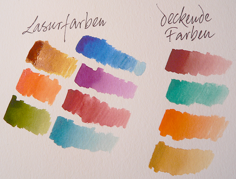 Maltuche & Künstlerbedarf: Muss eine gute Farbe gut decken?