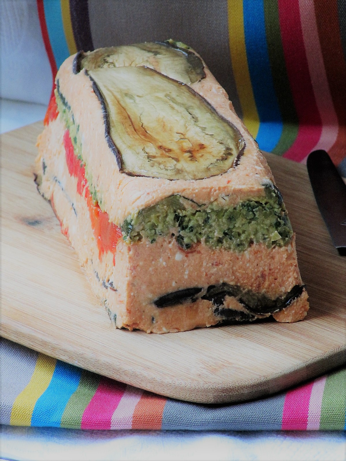 La cuisine d'ici et d'ISCA Terrine de légumes grillés au chèvre frais