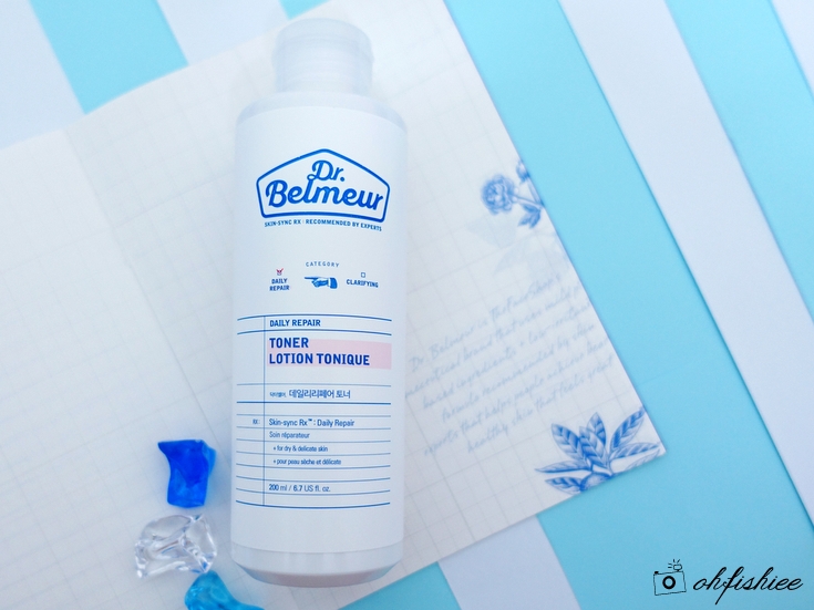 dr belmeur daily repair facial toner