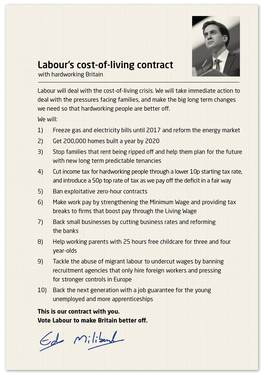Labour4Lutterworth Labour's Cost of Living Contract