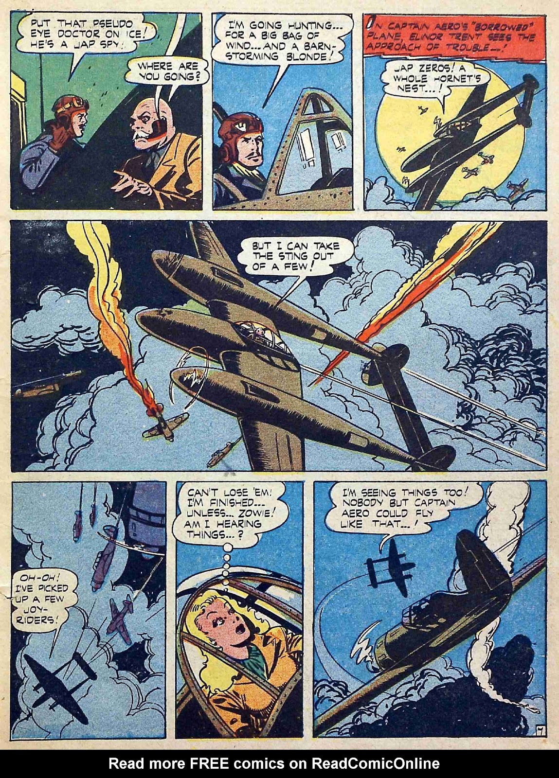 Captain Aero Comics issue 24 - Page 9
