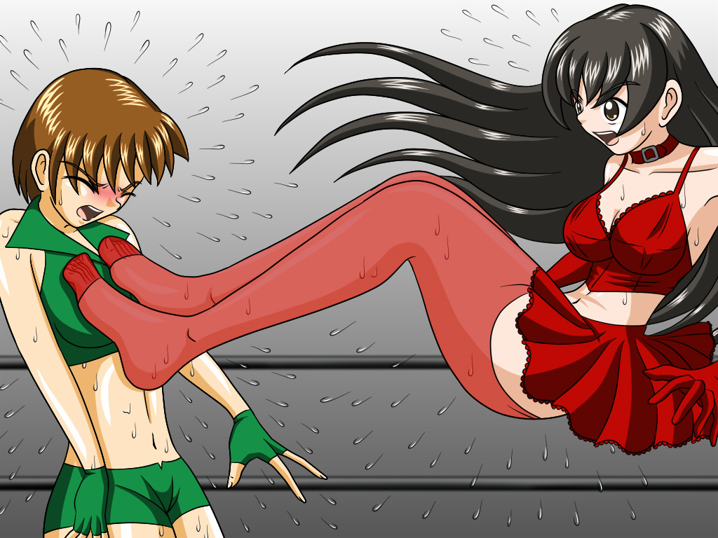 Wildcat Wrestling Vol 3: Red vs Green: Ayano vs Nana.