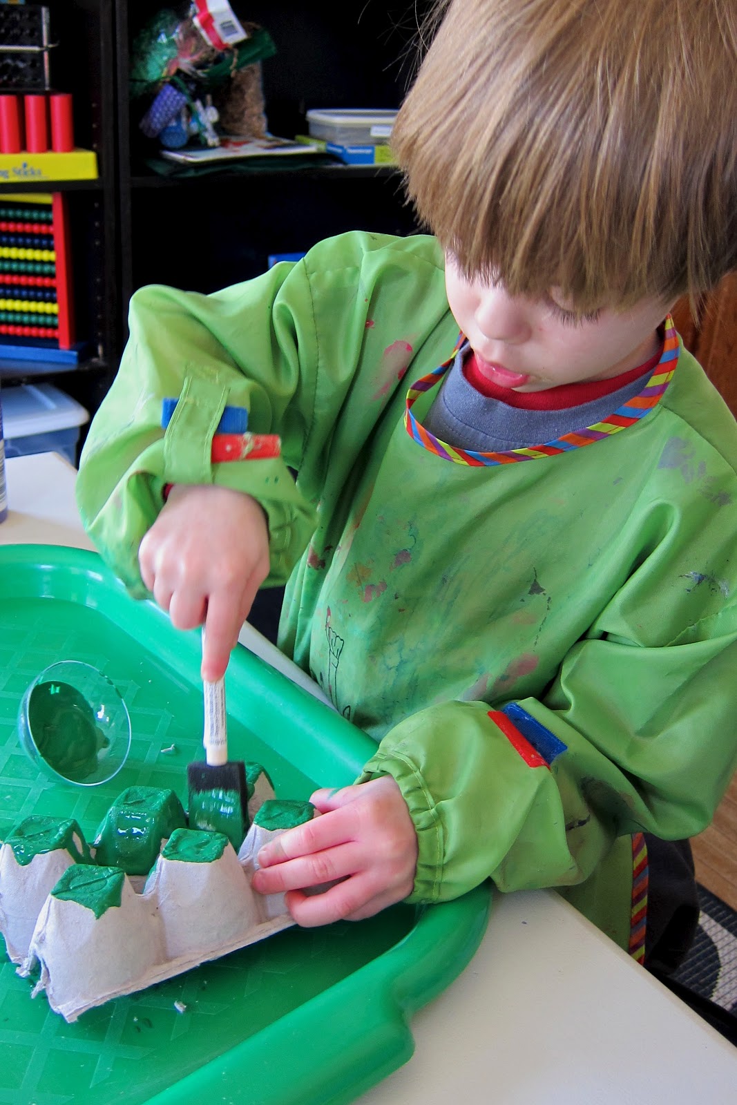Egg Carton Flower Garden