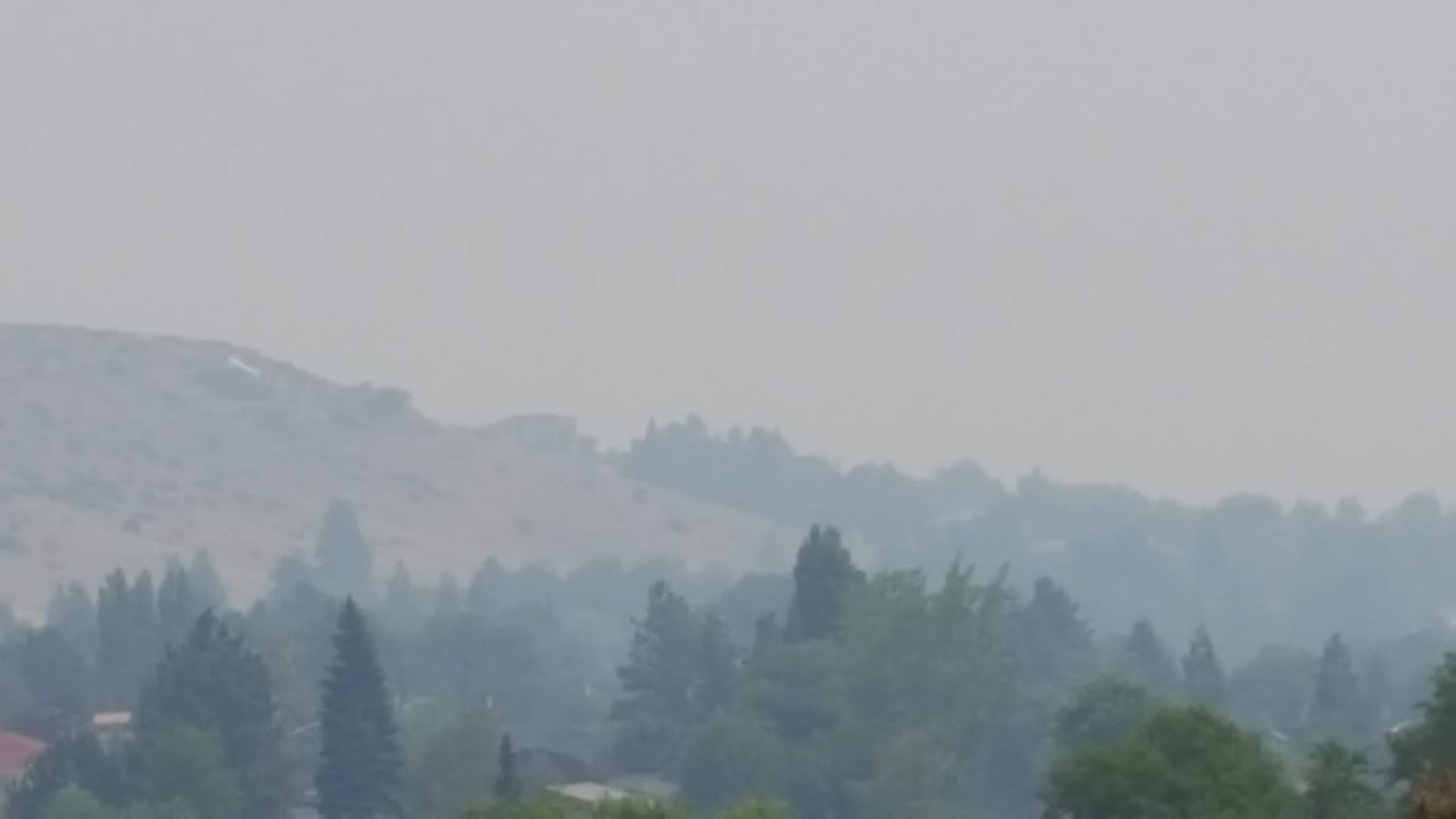Oregon Smoke Information The View from Klamath Falls This afternoon