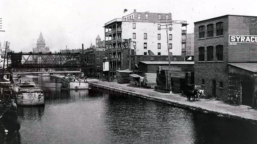 Just A Car Guy The Erie Canal flowed through downtown Syracuse, New