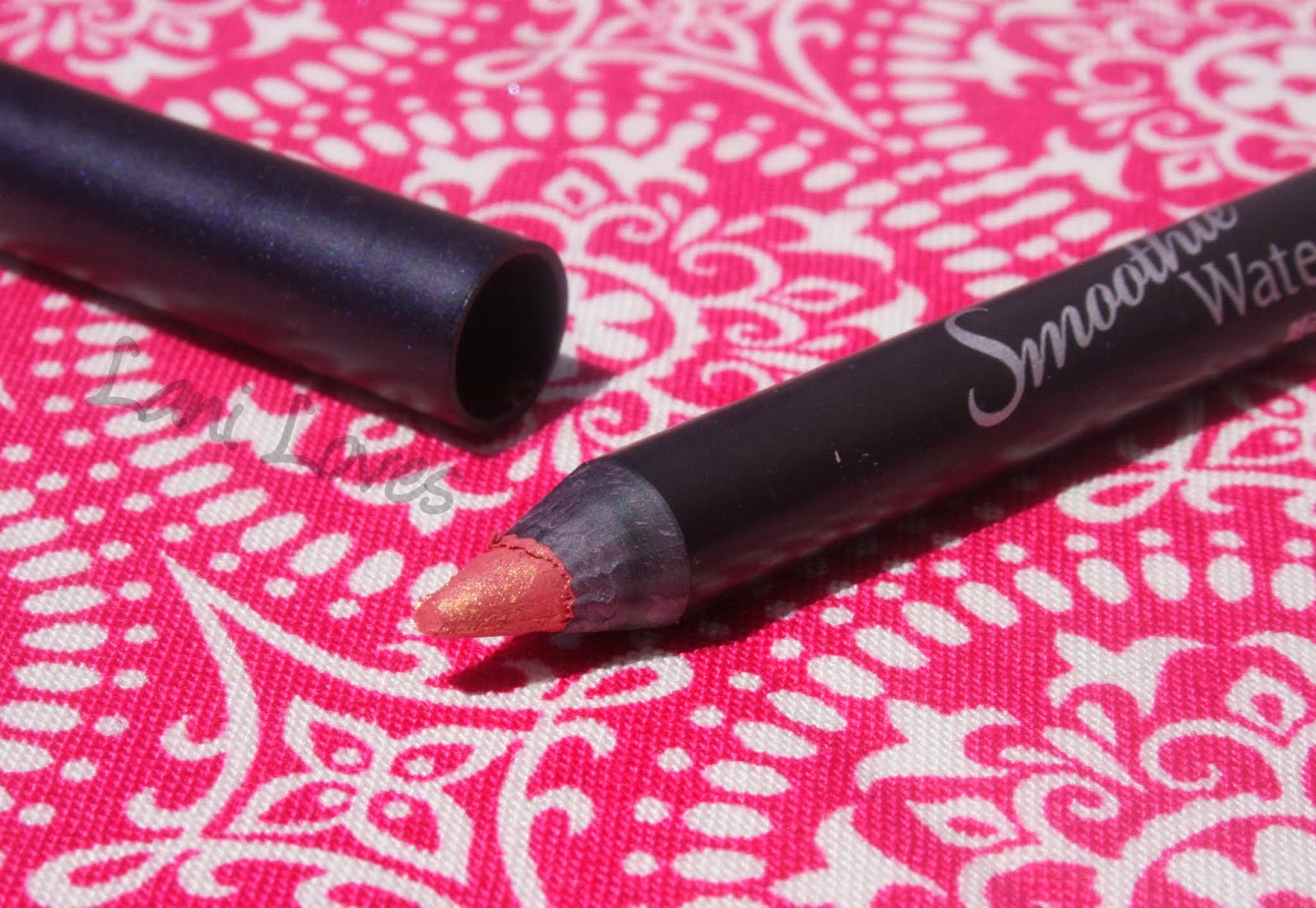 Peripera Smoothie Waterproof Pencil Liner #8 Golden Peach Swatches & Review