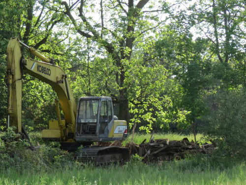 demolished school
