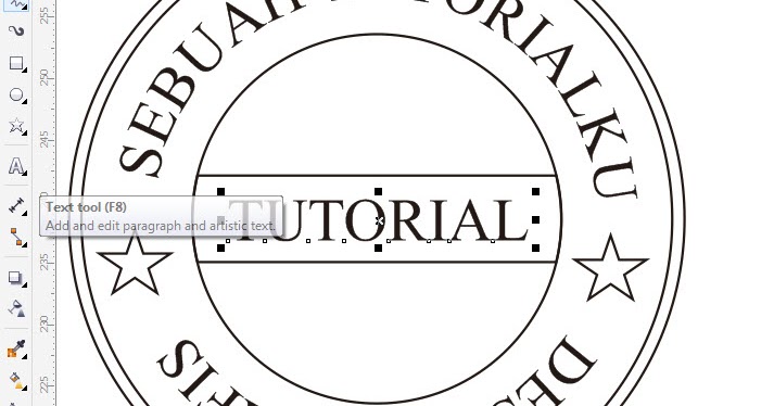 Cara Membuat Stempel Sederhana Dengan Corel Cara Membuat Stempel Sederhana Dengan Corel