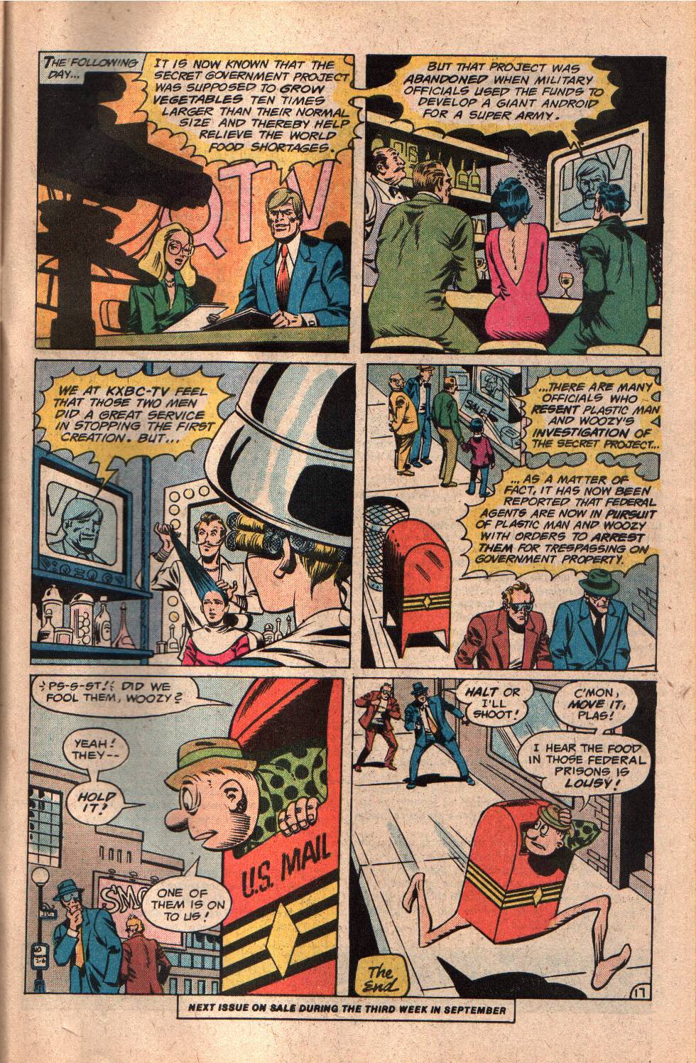 Read online Plastic Man (1976) comic -  Issue #20 - 23