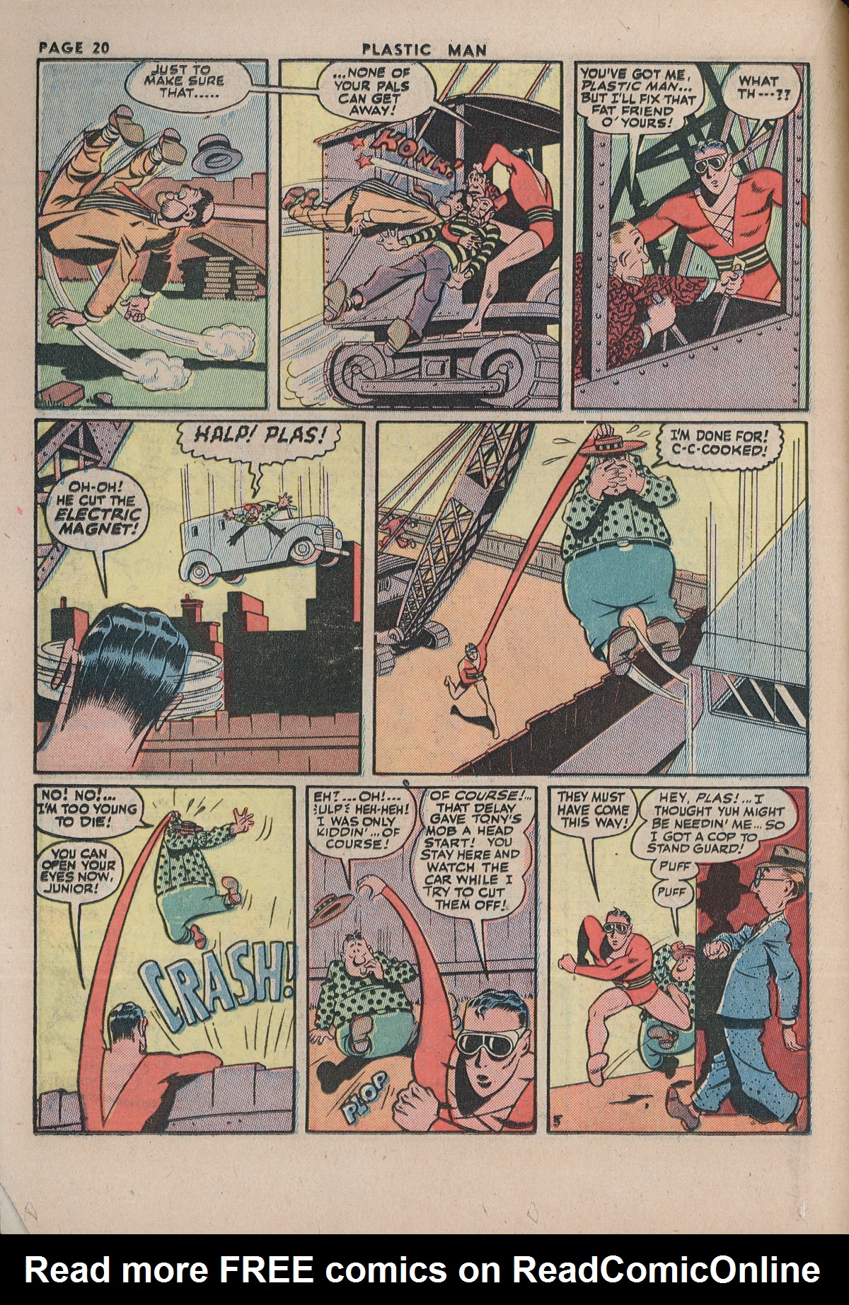 Read online Plastic Man (1943) comic -  Issue #2 - 22