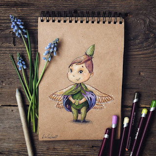  روسية تبدع برسم القصص الخيالية بقلم الرصاص Fairytale-illustrations-color-pencil-lia-selina-17