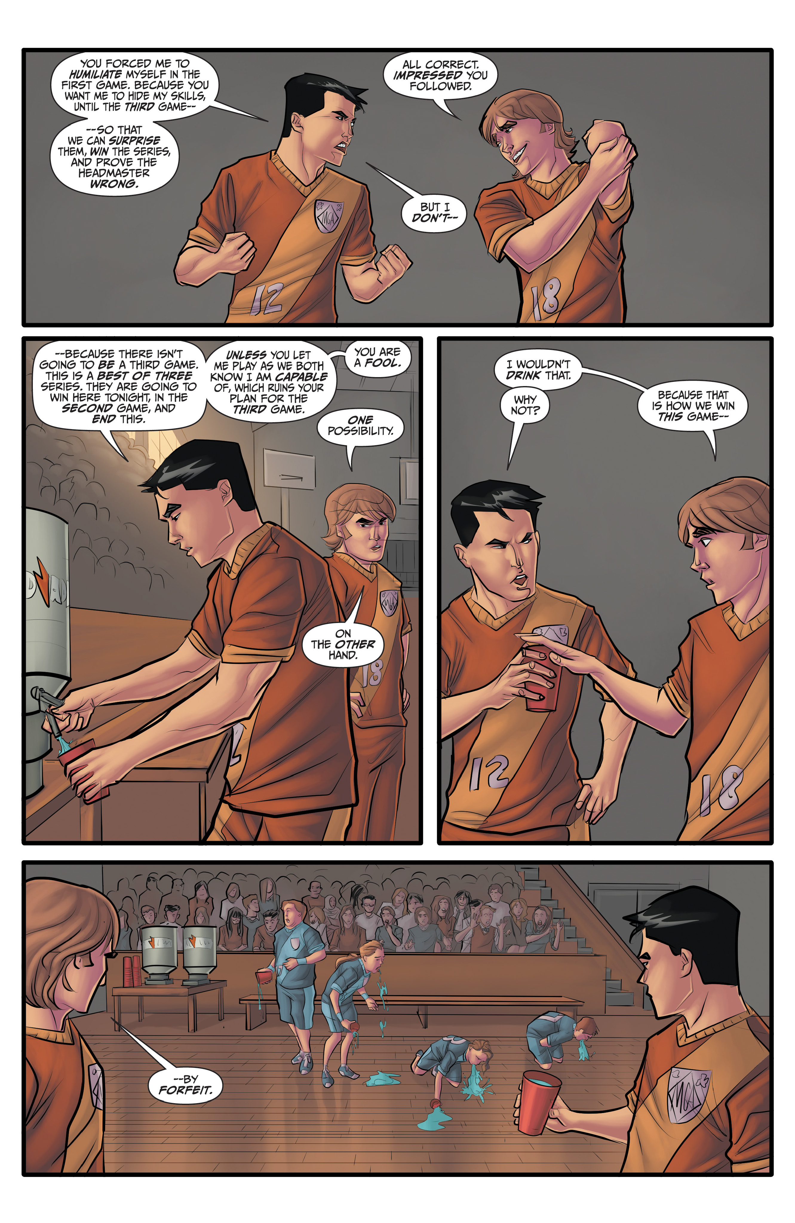 Read online Morning Glories comic -  Issue #48 - 17