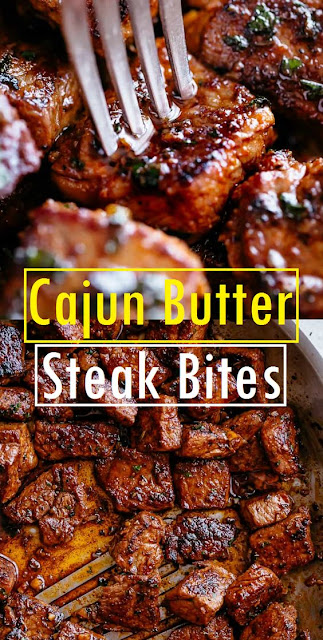 Cajun Butter Seak Bites Cajun Butter Seak Bites